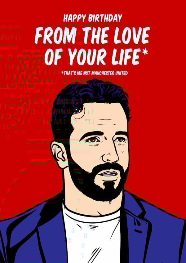 Funny Birthday Card - Rúben Amorim - Football created by Graham Sanders