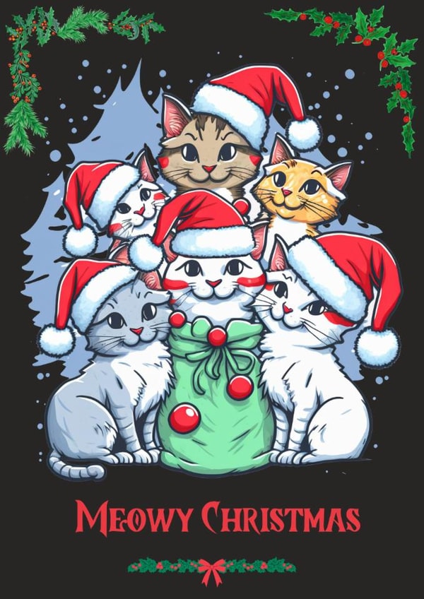 Meowy Christmas created by AGOURIANE Mohamed
