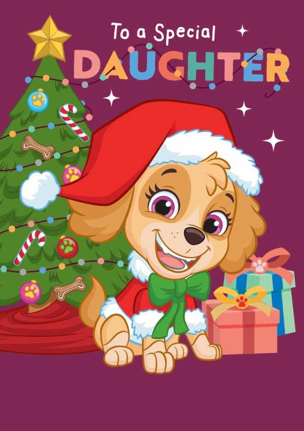 Paw Patrol Christmas Card For Daughter created by Danilo