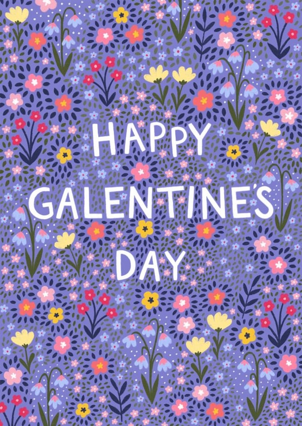 Pretty Galentine's Day Card - Female - Friendship created by Pear Tree Press