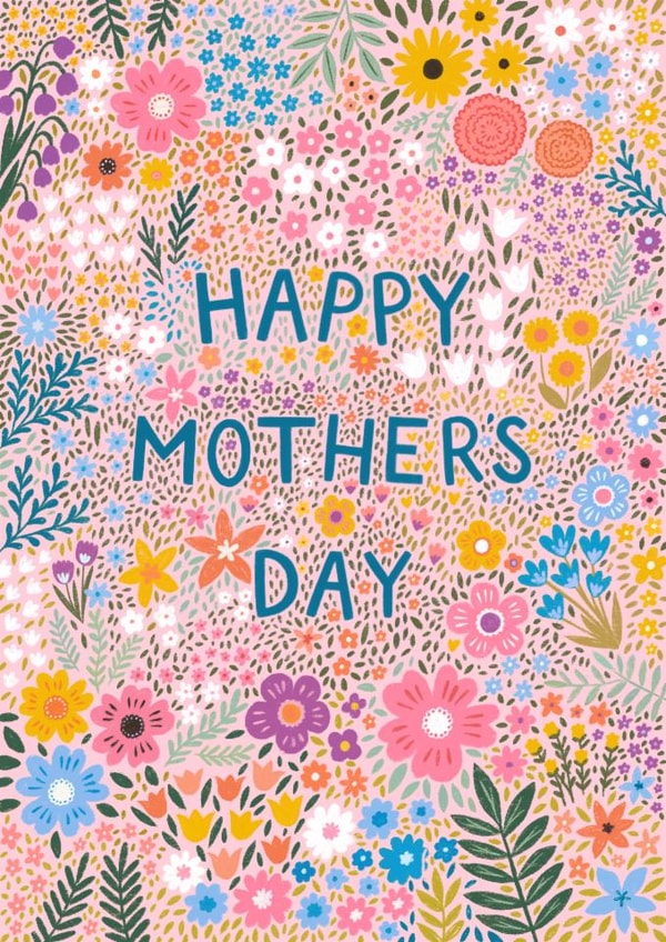 Pretty Mother's Day Card - Flowers - Happy Mother's Day created by Pear Tree Press