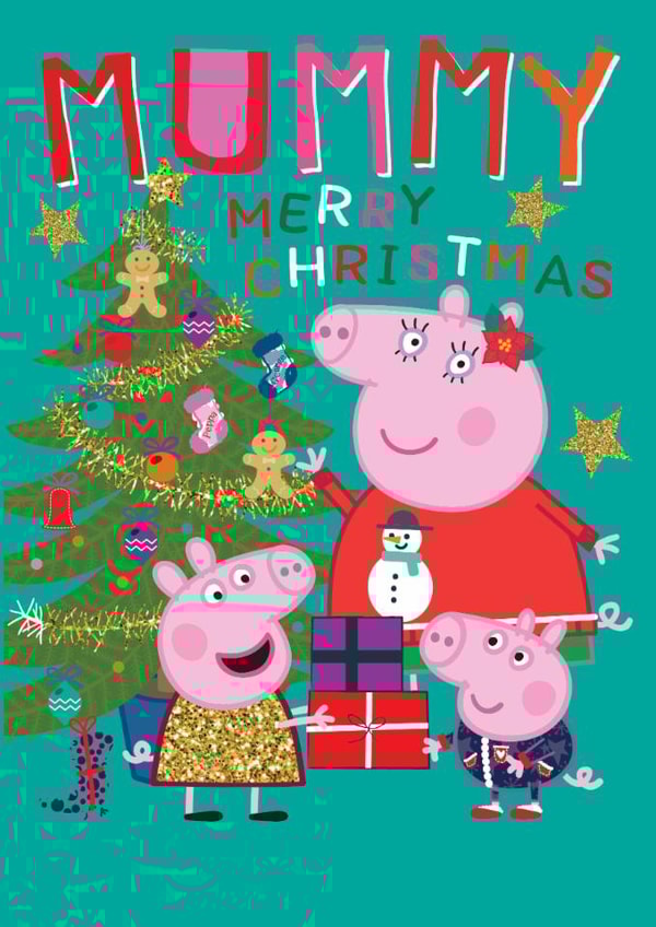 Peppa Pig Christmas Card for Mummy created by Danilo