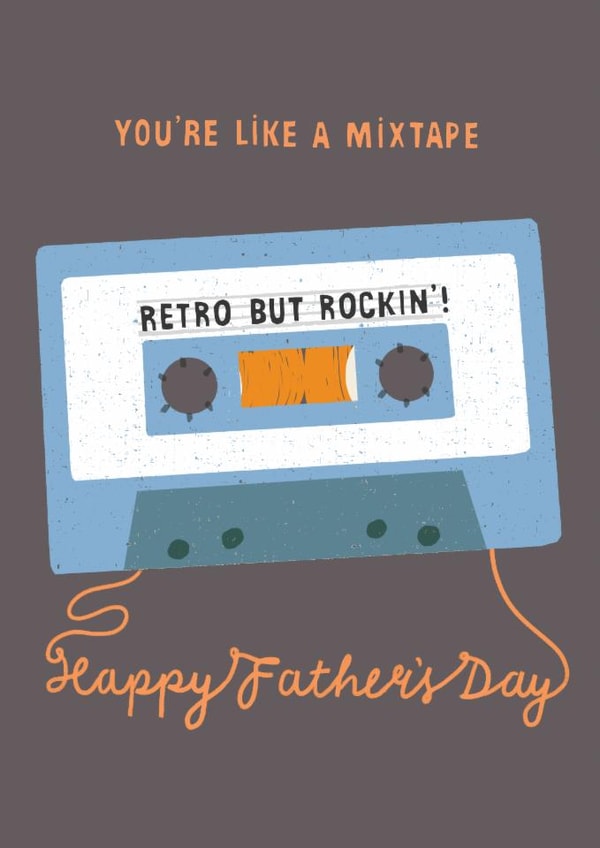 Cute Fathers Day Card - Mixtape created by Francesca Iannaccone