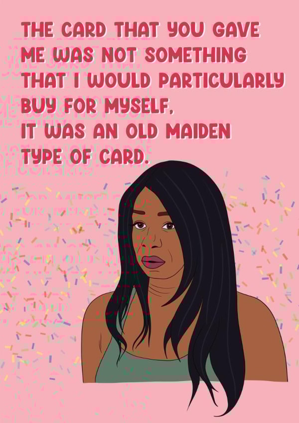 Funny Birthday Card - Tiffany Pollard - Reality TV created by Stuck Shop Gifts