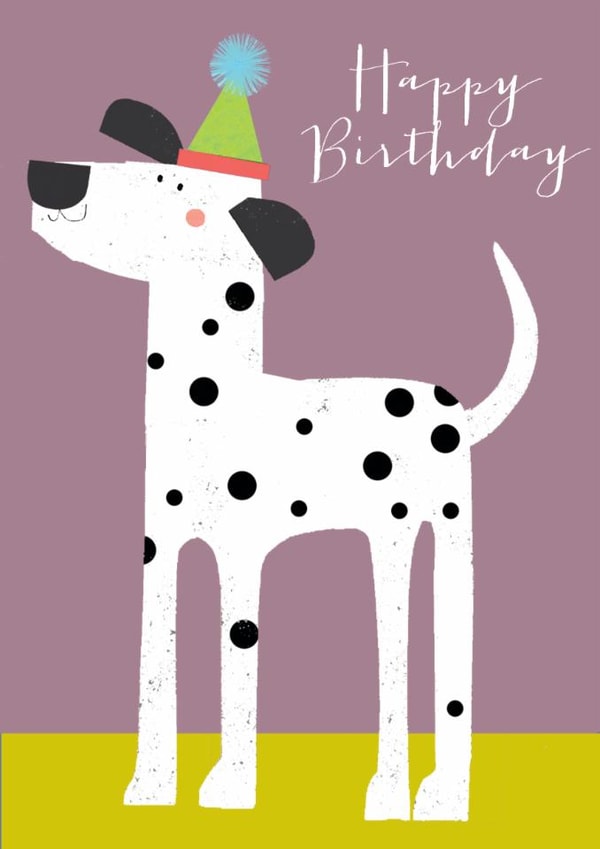 Cute Birthday Card - Party Dalmatian | thortful