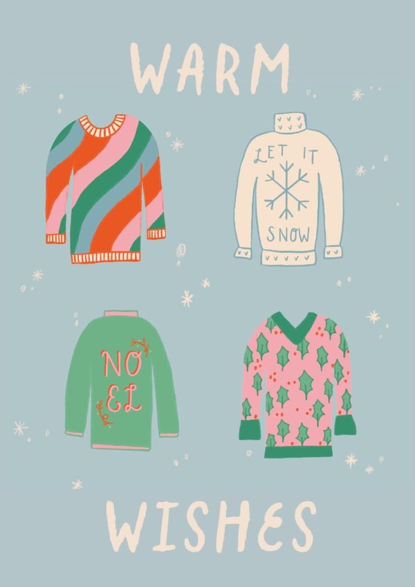 Warm Wishes Christmas Jumpers created by Abi Bryan