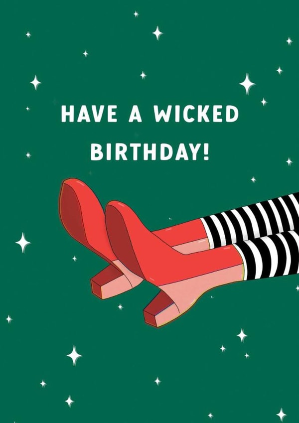 Cute Wicked Birthday Card for friend, sister, or Mum! Have a wicked birthday! created by Ally, With Love