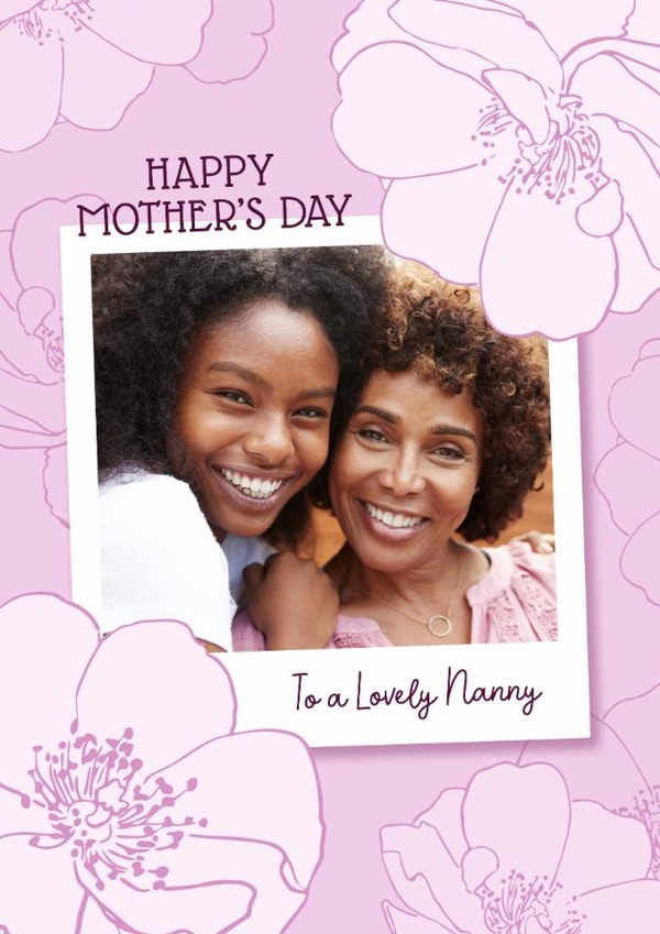 Pretty Mother's Day Card - Lovely Nanny created by Evie Garnett Designs