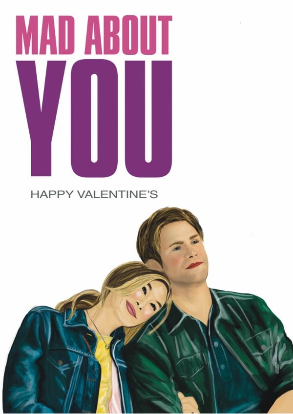 Fun Valentine's Day Card - Bridget Jones - Mad About You created by Choo Choo 