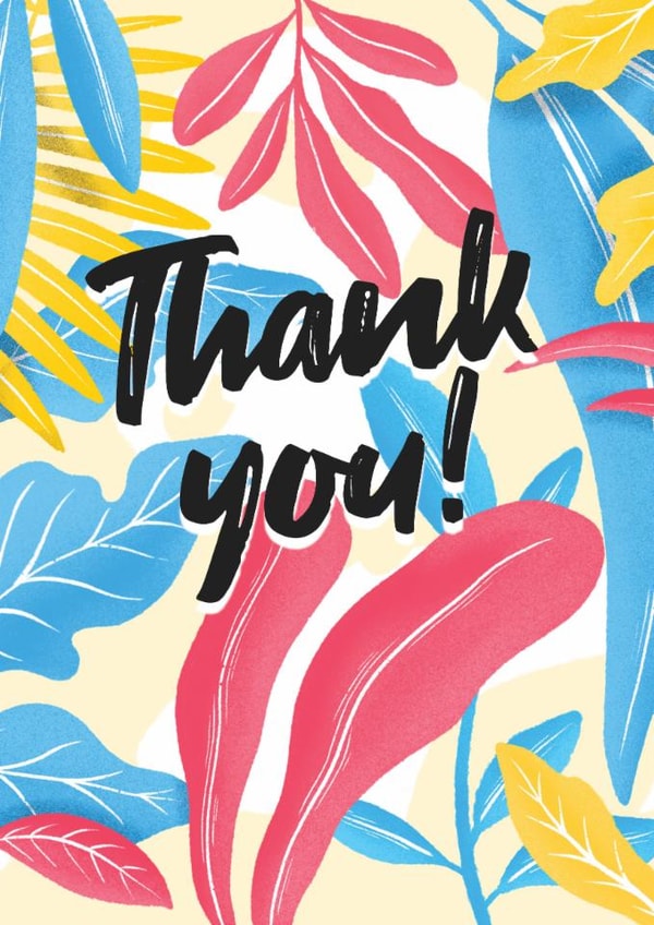Modern Thank You Card - Pattern - Abstract created by James Cluer