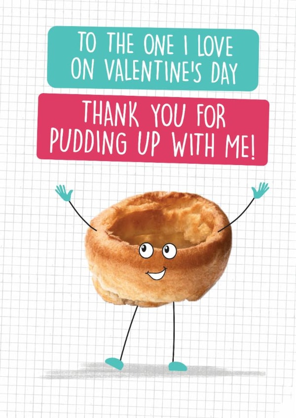 Funny Valentine's Day Card - Yorkshire Pudding created by Quitting Hollywood
