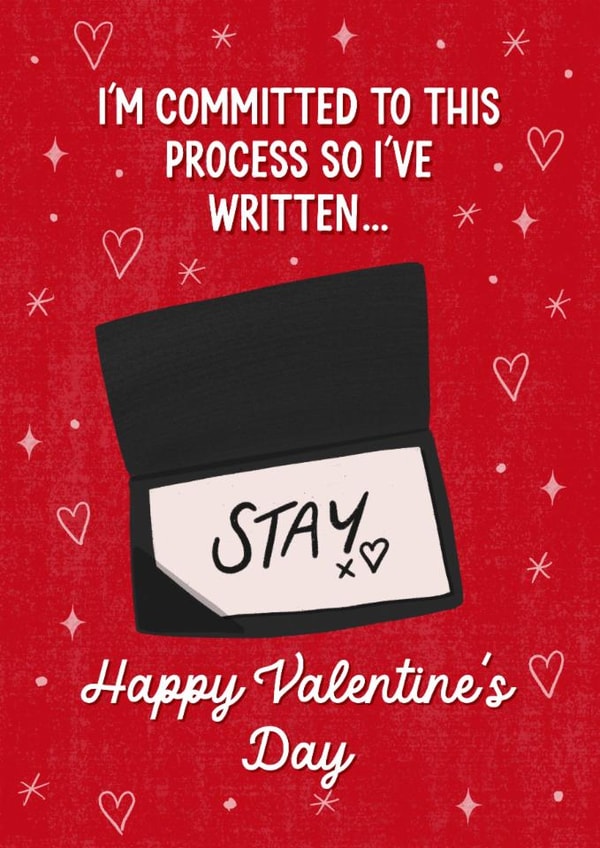 Funny Valentine's Day Card - Married At First Sight - Commitment Ceremony created by Silky Rose Design