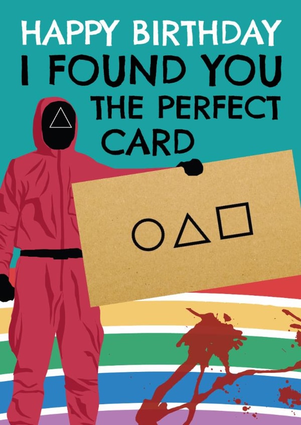 Funny Birthday Card - Squid Game - Series 2 created by AbiGoLucky