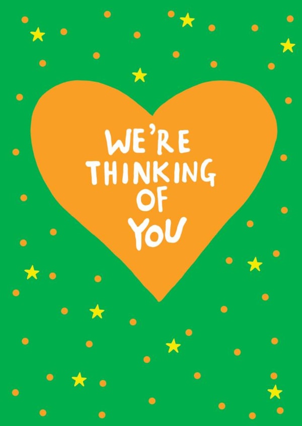 Classic Thinking Of You Card - Bright Heart created by Earlybird