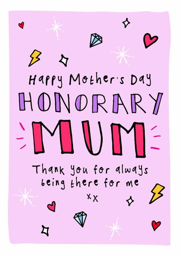 Cute Mother's Day Card - For The Work Mum, Step Mum, Like A Mum In Your Life created by Bow & Bell