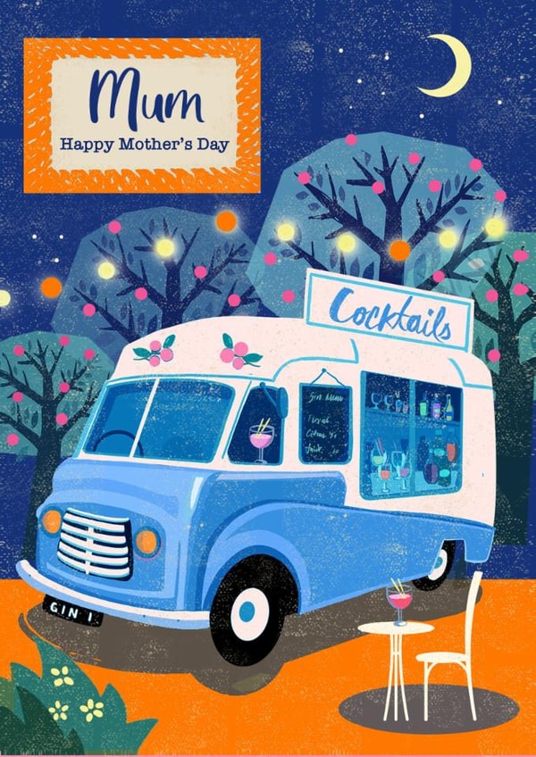 Cute Mother's Day Card - Cocktail Van created by Rocket68