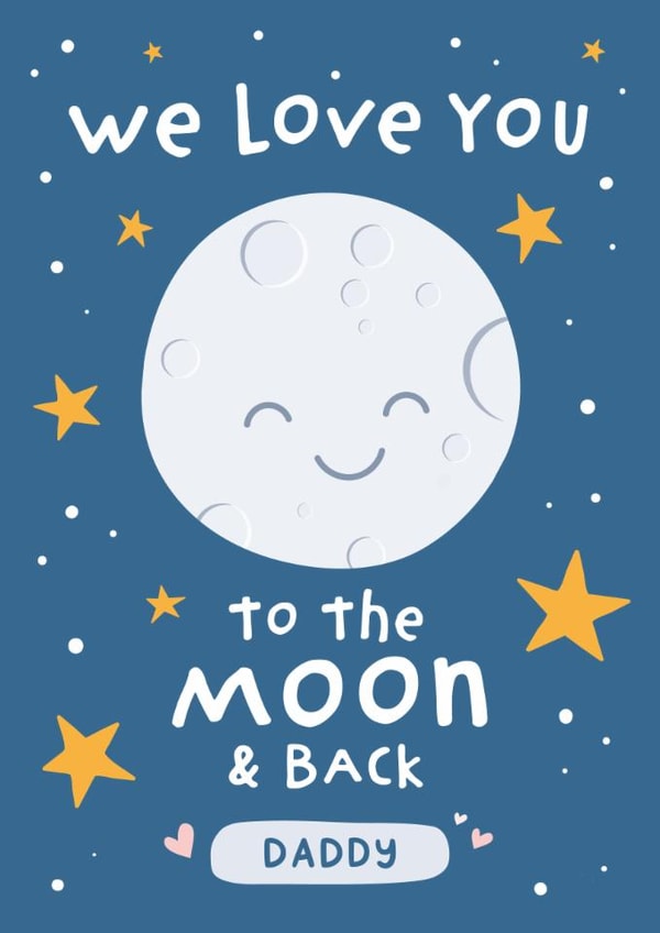 Cute Valentine's Day Card - For Daddy - From The Kids created by Macie Dot Doodles