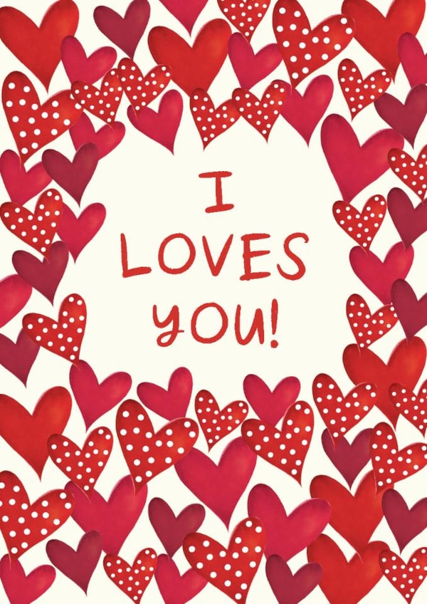 Cute Valentine's Day/Anniversary Card - Gavin And Stacey - I Loves You created by The Boy and the Bear