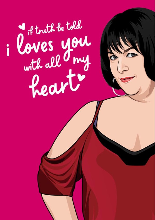 Fun Valentine's Day/Anniversary Card - Nessa - Gavin And Stacey created by All Things Banter
