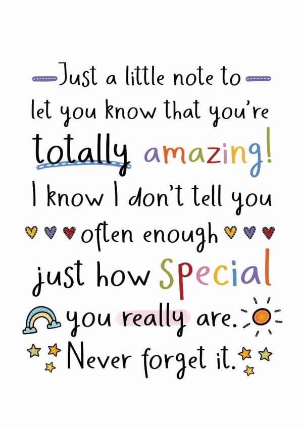 Cute Thank You Card - Totally Amazing created by And You Can Quote Me