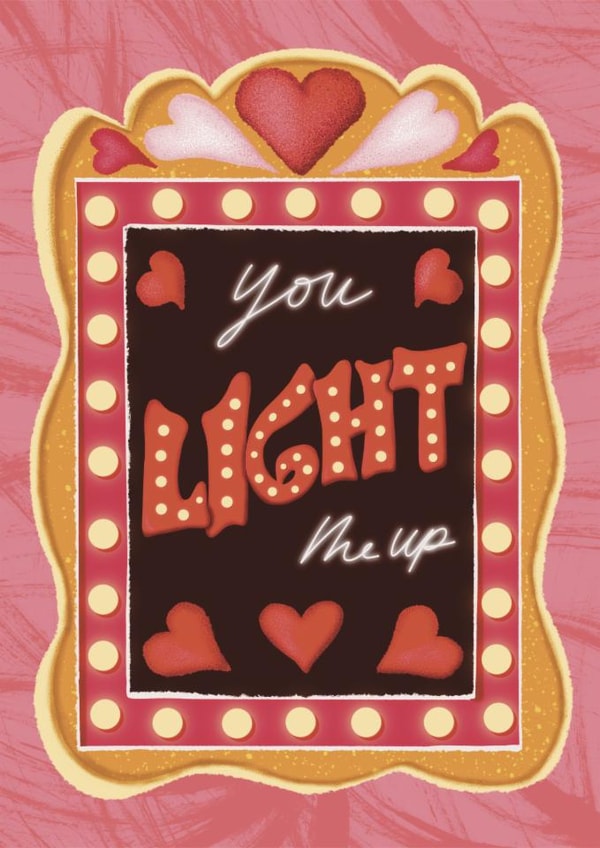 Retro Valentine’s Day Sign created by Odyssey of the Line Calligraphy