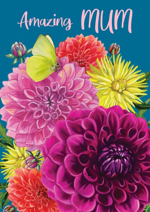 Pretty Mother's Day/Birthday Card - Flowers - For Mum created by Rocket68