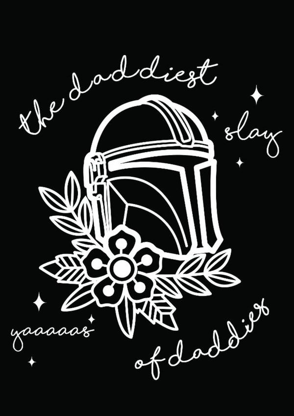 Mando Pedro fathers Day card created by Rachell Smith