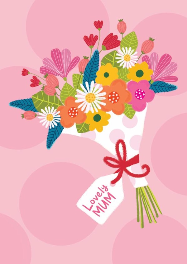 Classic mother's Day Card - Floral Bouquet created by The Boy and the Bear