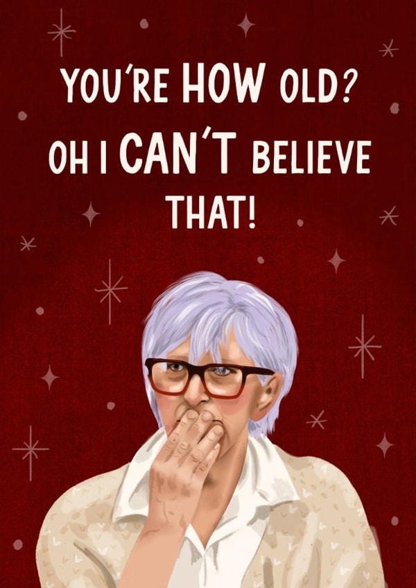 Funny Birthday Card - Linda - The Traitors created by Silky Rose Design