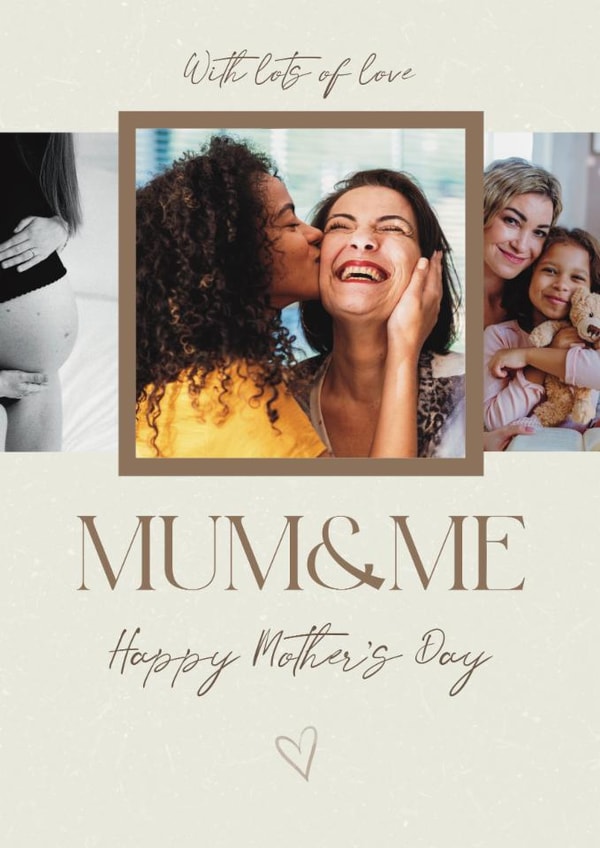 Classic Mother's Day Card - Mum And Me created by Choo Choo 