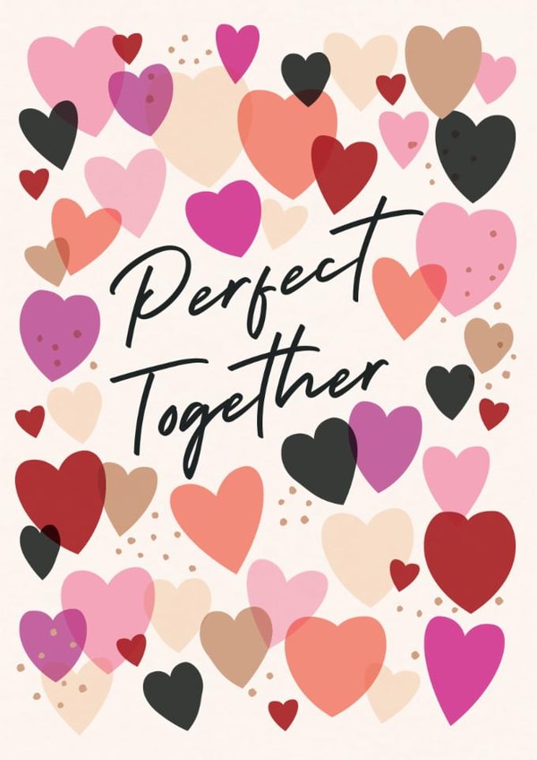 Classic Anniversary/Wedding Card - Perfect Together created by Laura Darrington Design Ltd.