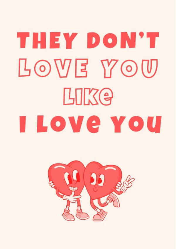 Yeah Yeah Yeahs - Maps - Indie Music Valentine's / Anniversary / Wedding Card created by Glow On Prints