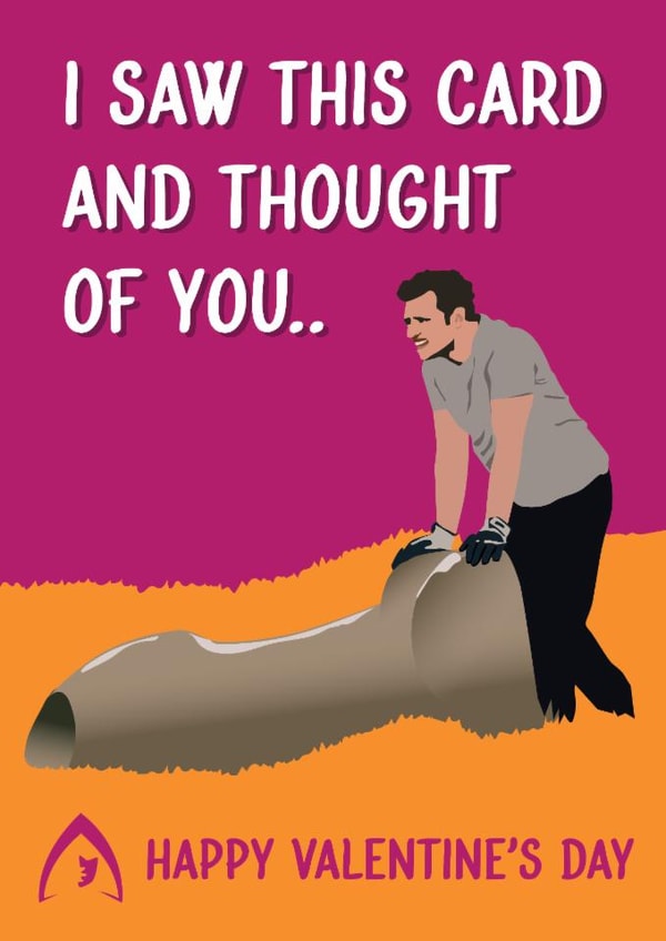 Funny Valentine's Day Card - The Traitors - Alexander created by Quinton cards