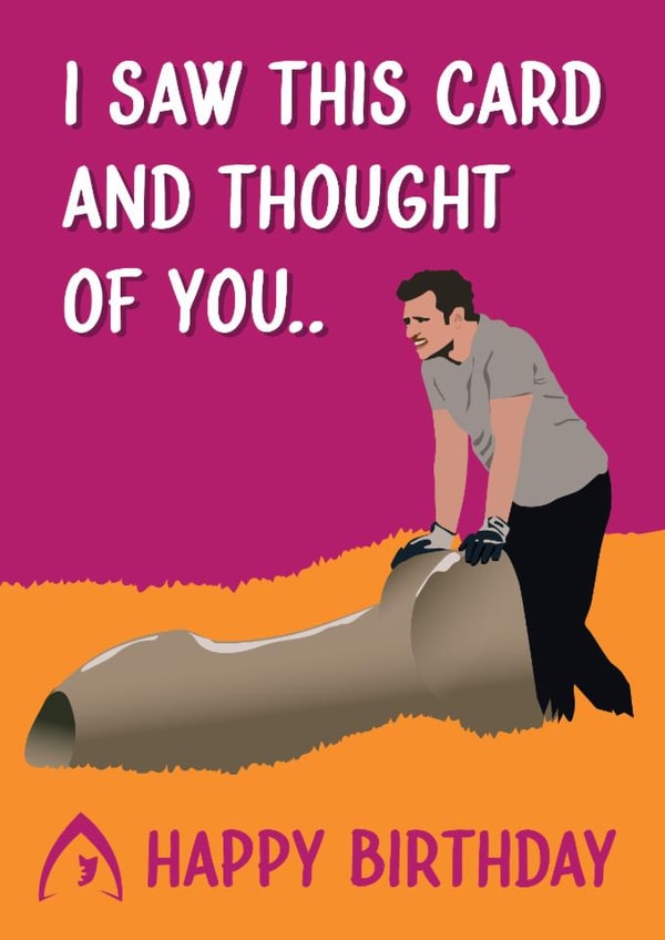 Funny Birthday Card - The Traitors - Alexander created by Quinton cards