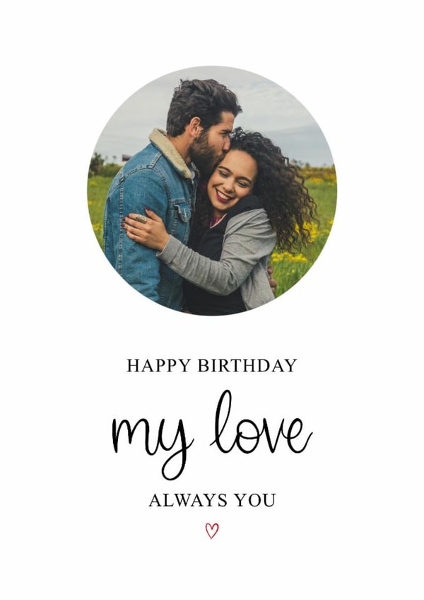 Classic Birthday Card - Always You created by Kalm Lettering