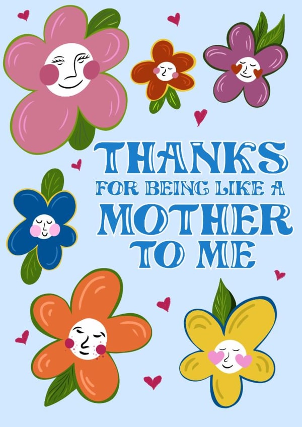 Fun Mothers Day Card - For Mother Figure created by AmySrvc Illustration