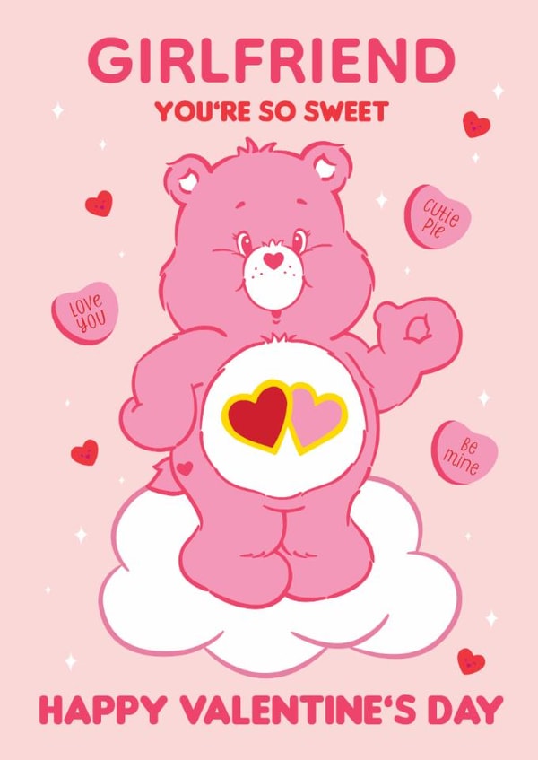 Care Bears Valentine’s Day Card For Girlfriend - Sweet And Adorable created by Danilo