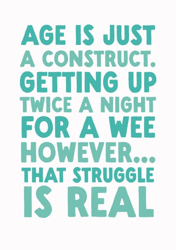 Funny Birthday Card - Night Weeing created by The Buddy Fernandez Card Co.