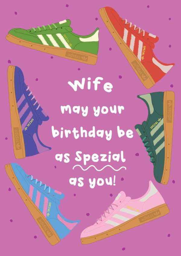 Funny Birthday Card - For Wife - Spezials created by @Laura Lonsdale Designs
