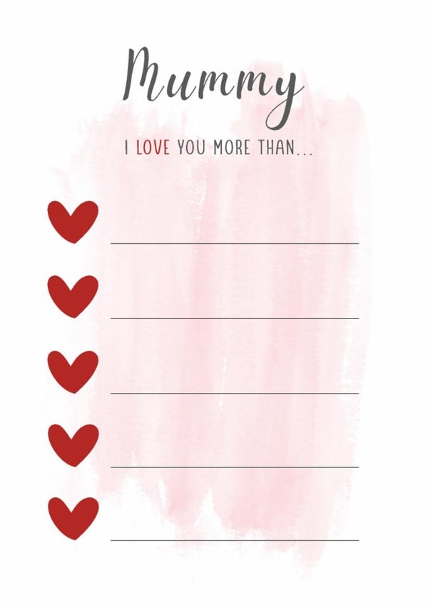 Cute Mother's Day card with personalisation created by Hidden Tales