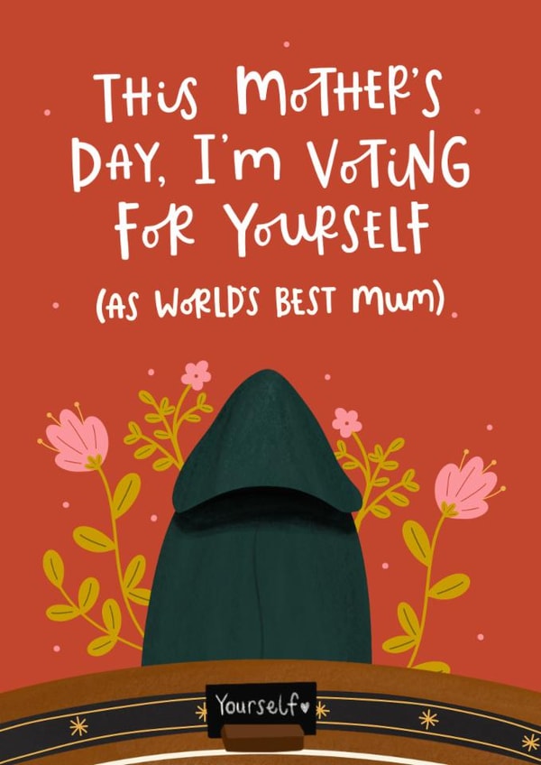 Funny Mother's Day Card - The Traitors - World's Best Mum created by Abbie Imagine