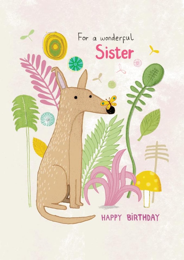 Cute Birthday Card - For Sister - Nature | thortful