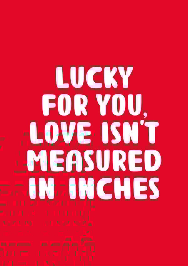 Funny And Rude Anniversary Card For Him, Husband, Boyfriend or Partner created by You can't say that out loud