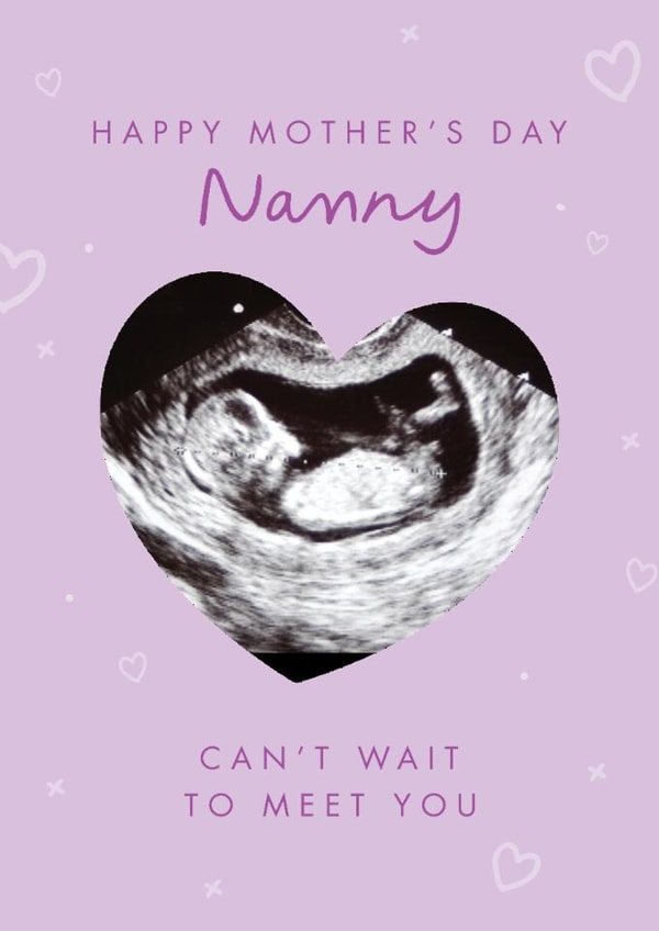 Cute Mother's Day Card - For Nanny To Be - Scan Photo created by The Cake Thief