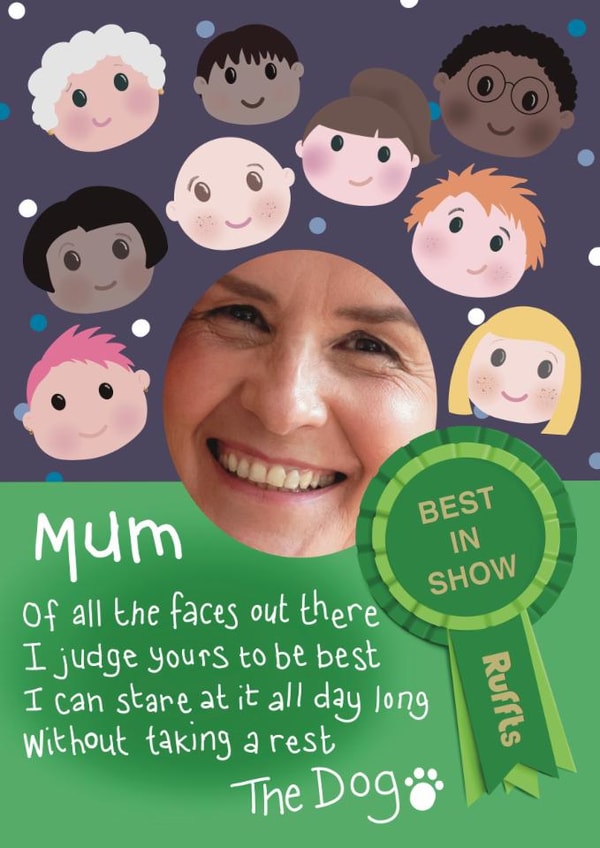 Cute Mother's Day Card - Best In Show created by Presents Felt