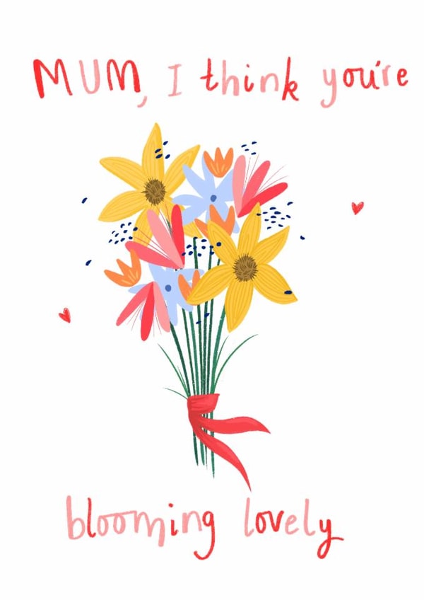 Classic Mother's Day Card - Blooming Lovely created by Leah Alefounder Illustrations