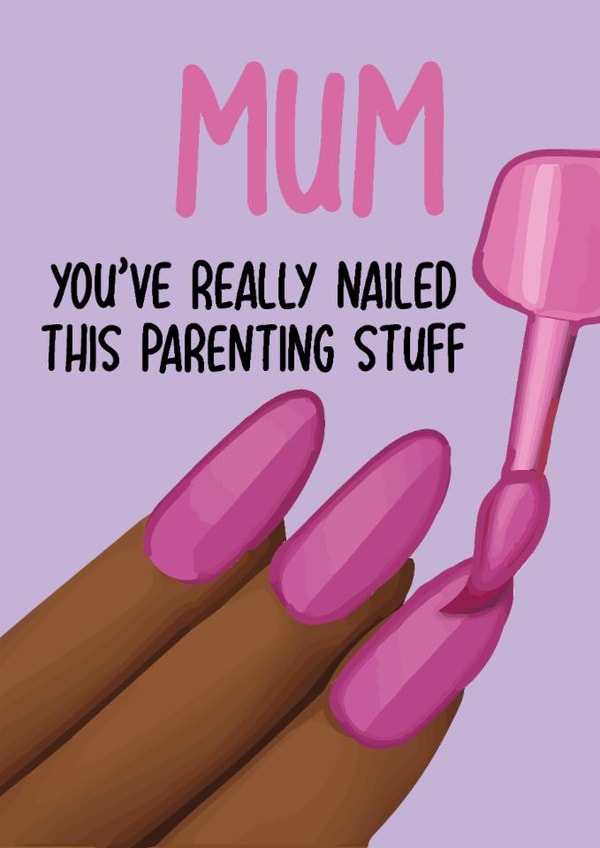 Cute Mother's Day Card - Nailed It created by Pack a Punch Designs