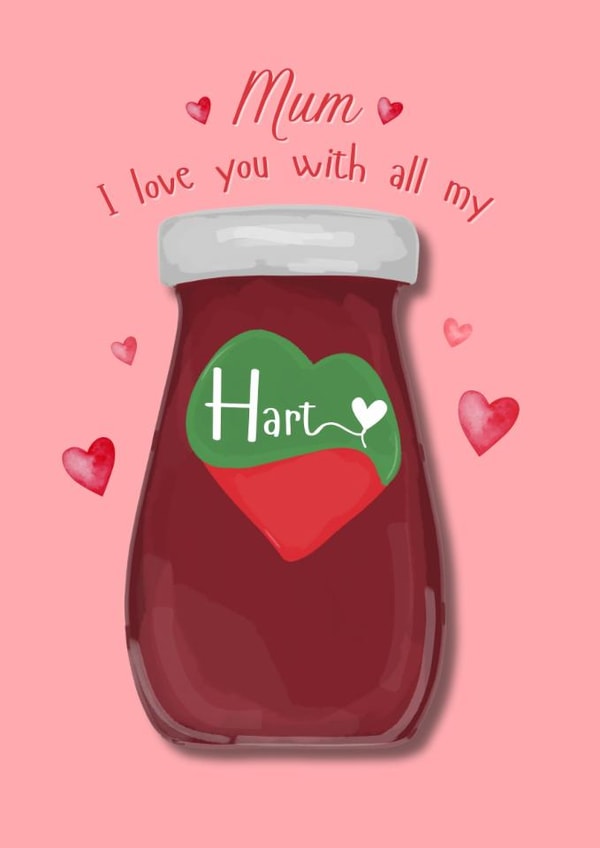 Cute Mother's Day Card - Hartley Jam created by Original Fox Cards
