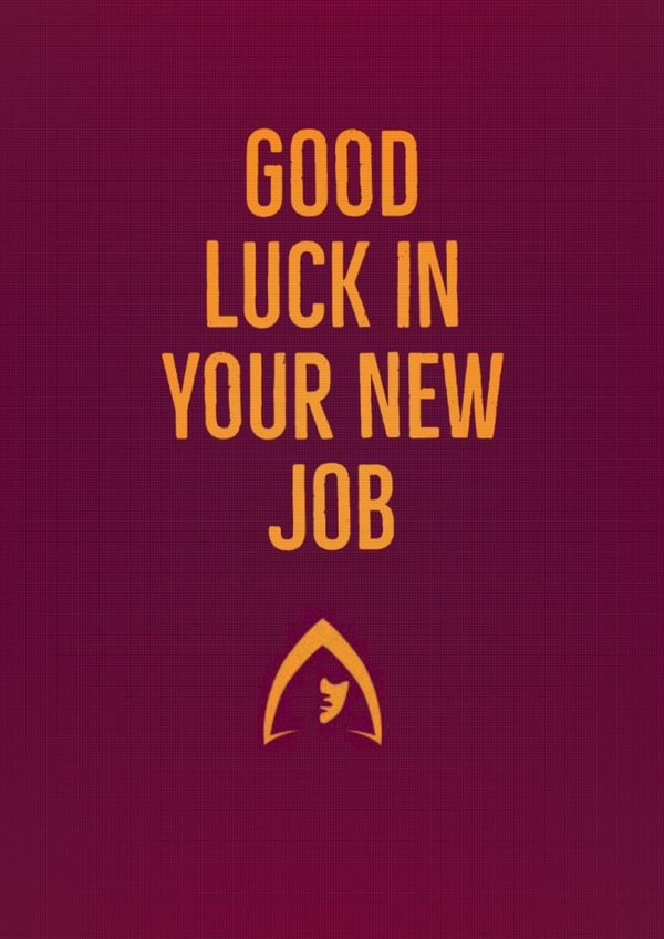 Cheeky good luck card for a Traitors fan leaving your team created by LifeIsPeachy