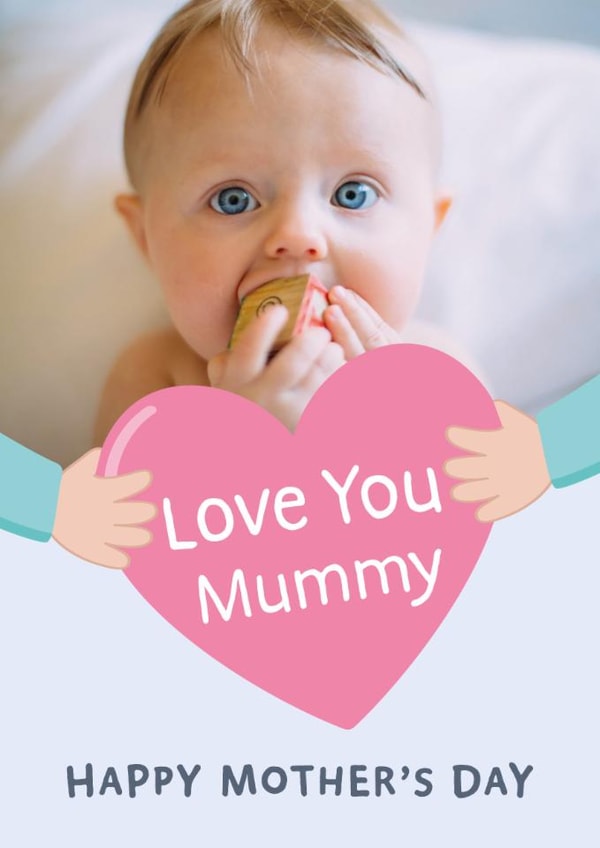 Cute Mother's Day Card - Love You Mummy created by Macie Dot Doodles
